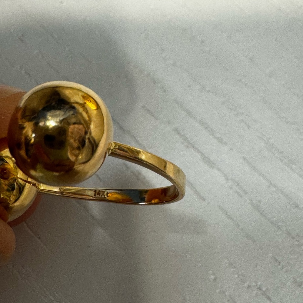 14ct  Gold Adjustable Ring View 3
